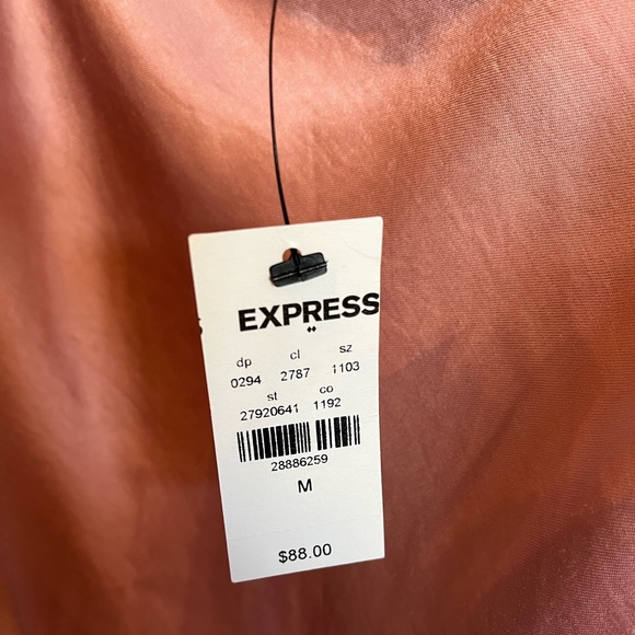 Express Satin Cowl Neck Midi Dress Size M - Picture 4 of 7